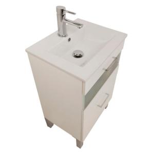 Mueble de baño con lavabo fox blanco 50x40 cm
