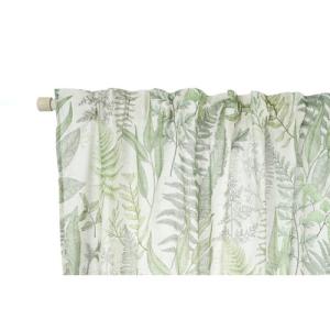 Visillo zimas inspire con motivo floral verde de 270x140 cm