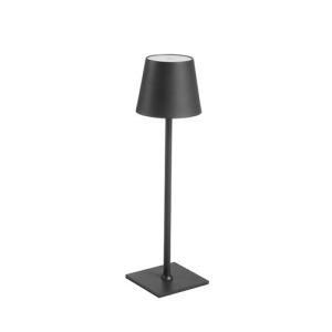 Lámpara de mesa pals negro 3.5w intensidad y color luz regu…