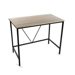Mesa de escritorio cygnus en color adera y negro 75x90x50cm
