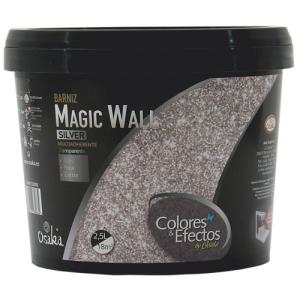 Pintura decorativa osaka magic wall plata multicolor 2,5l