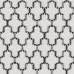 Papel pintado aspecto texturizado geométrico 121024 gris