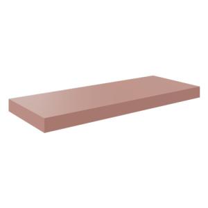 Estante spaceo rectangular en color rosa de 60x3.8x23.5 cm
