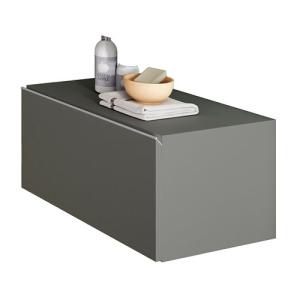Mueble de baño minimal gris grafito 60 x 45 cm