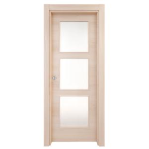 Puerta corredera oslo con cristal acacia de 82.5x203cm