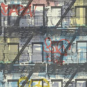 Papel pintado aspecto texturizado city-urbano juvenil 5001-…