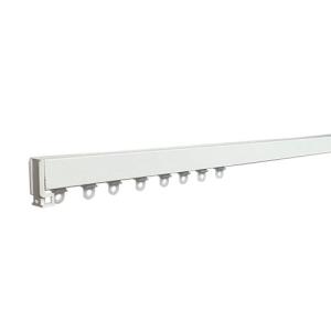 Riel cortina básica techo manual 250cm blanco