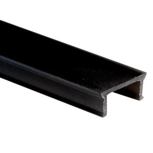 Difusor negro perfil escalón 66x27