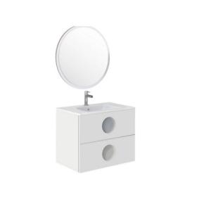 Mueble de baño con lavabo sphere blanco 70x45 cm