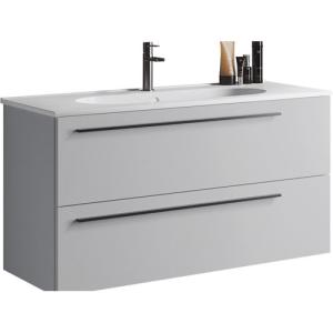 Mueble de baño con lavabo mia gris 100x45 cm