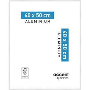 Marco aluminio acent blanco 40x50 cm