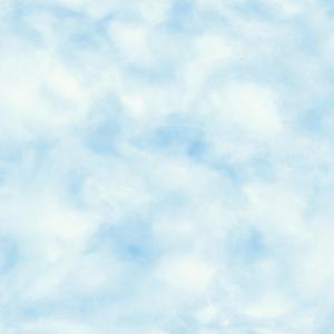 Papel pintado autoadhesivo vinílico geométrico nubes azul
