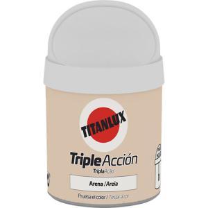 Tester de pintura triple acción titanlux mate 75ml arena