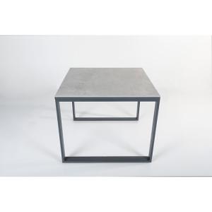 Mesa de aluminio cyka antracita de 90x74x90 cm