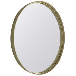 Espejo de baño kende amarillo / dorado 60 x 60 cm