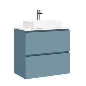 Mueble de baño con lavabo limit azul 70x38.6 cm