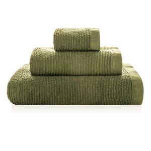 Toalla de algodón ribbon 50x100 cm verde