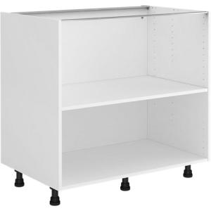 Mueble bajo cocina blanco delinia id 90x76,8 cm