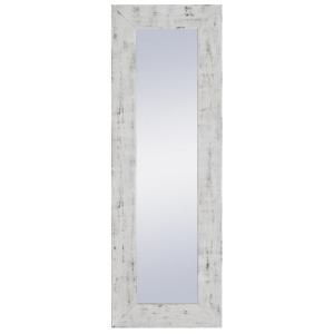 Espejo enmarcado rectangular big rustic blanco 190 x 72 cm