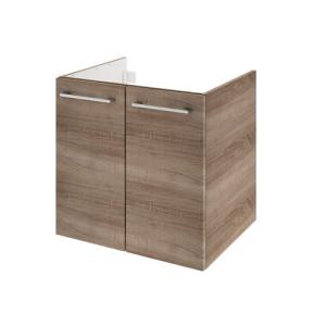 Mueble de baño con lavabo remix roble gris 60x48 cm