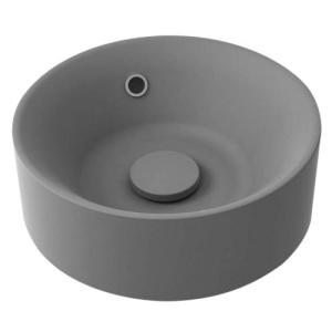 Lavabo capsule gris / plata 38x13.2x38 cm