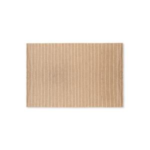 Alfombra yute oslo marrón claro y blanco rectangular 160x23…