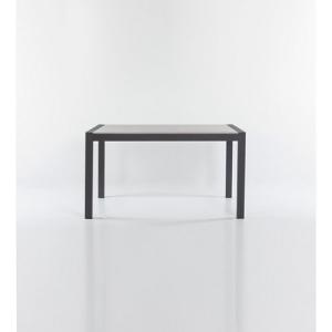 Mesa de aluminio luca antracita de 90x74x102 cm