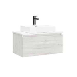 Mueble de baño con lavabo limit plata 70x38.6 cm