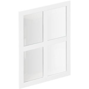 Puerta de cocina vitrina toscane blanco 59,7x76,5 cm