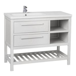 Mueble de baño con lavabo amazonia blanco 100x45 cm
