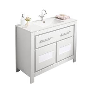 Mueble de baño con lavabo versalles blanco 100x45 cm