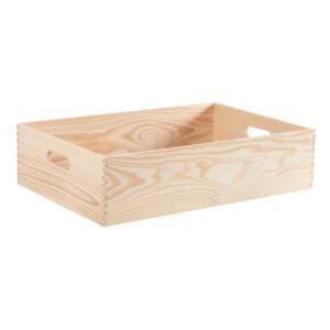 Caja de madera de 15x60x40 cm y capacidad de 36l