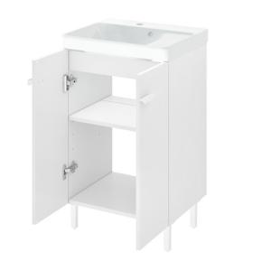 Mueble de baño con lavabo easy blanco 50x40 cm