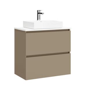 Mueble de baño con lavabo limit marrón 70x38.6 cm