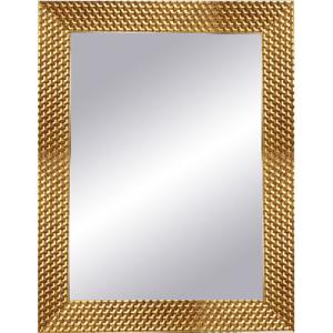 Espejo enmarcado rectangular espiral oro 87 x 67 cm