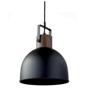 Lámpara de techo clyde 1 luz e27 negro 35.8 cm de diámetro