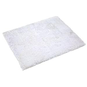 Alfombra de baño rectangular bel 65x55 cm blanco