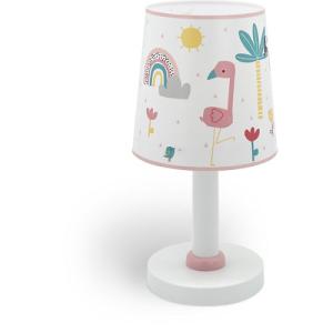 Lámpara de mesa sin fuente de luz flamingo rosa e14