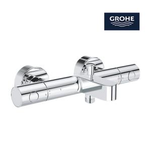 Grifo bañera termostático grohe start clova cromado