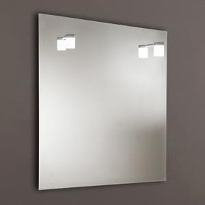 Espejo de baño con luz led mónaco 60 x 75 cm
