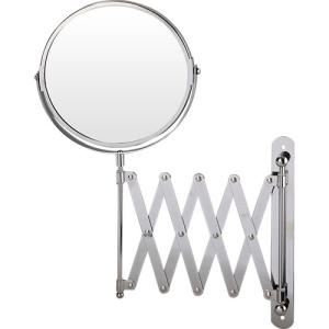 Espejo cosmético x 3 gris / plata