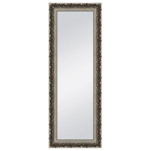 Espejo enmarcado rectangular leia vieja plata 158 x 58 cm