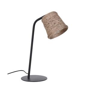 Lámpara de mesa sin fuente de luz nude e14 metal natural