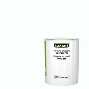 Esmalte para muebles luxens blanco satinado 0,75l
