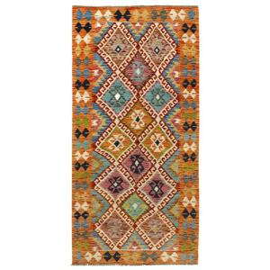 Alfombra lana kilim herat multicolor rectangular 100x200cm
