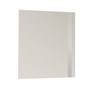 Espejo de baño tecnico gris / plata 75 x 60 cm