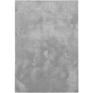 Alfombra pasillera poliamida touch gris rectangular 67x250cm