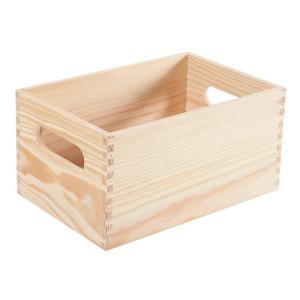 Caja de madera de 15x30x20 cm y capacidad de 9l