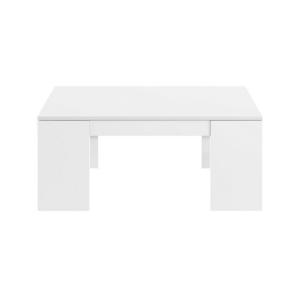 Mesa de centro elevable kendra blanco brillo 100x43/54x50cm…