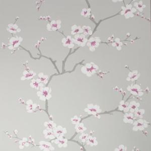 Papel pintado aspecto texturizado naturaleza árbol de flore…